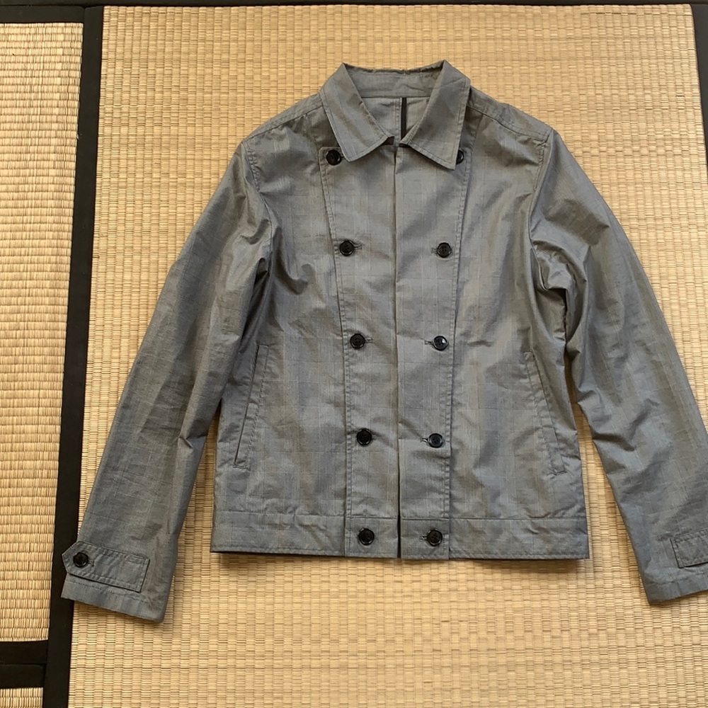 Ships jet blue jacket size medium Japan